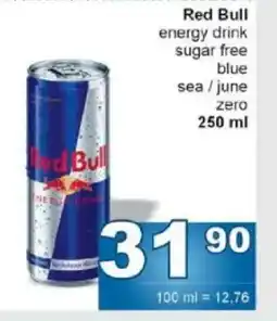 Jip Red Bull energy drink sugar free blue nabídka