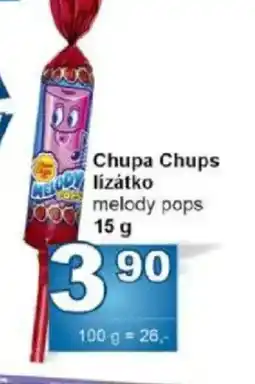 Jip Chupa Chups lízátko melody pops nabídka