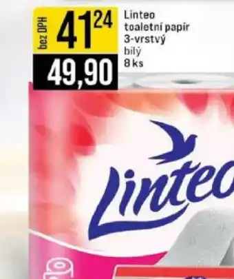 Jip Linteo toaletní papír 3-vrstvý bilý nabídka