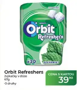 Tamda Foods Orbit Refreshers žvýkačky v dóze nabídka