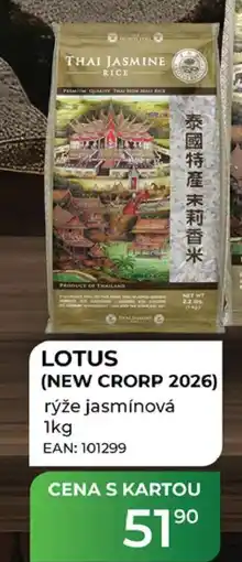Tamda Foods LOTUS (NEW CRORP 2026) rýže jasmínová nabídka