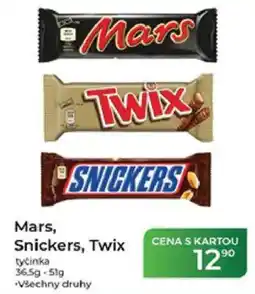 Tamda Foods Mars, Snickers, Twix tyčinka nabídka
