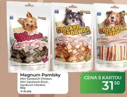 Tamda Foods Magnum Pamlsky Mini Sandwich Chicken, Mini Sandwich Duck, Sandwich Chicken nabídka
