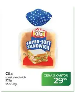 Tamda Foods Olz toust sandwich nabídka
