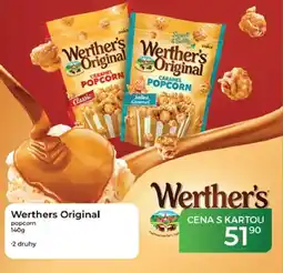 Tamda Foods Werther's Original popcorn nabídka