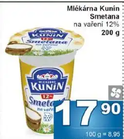Jip Mlékárna Kunín Smetana nabídka