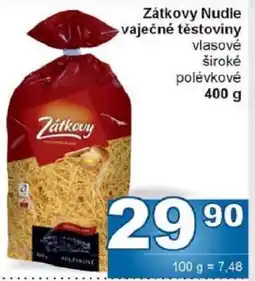 Jip Zátkovy Nudle vaječné těstoviny nabídka