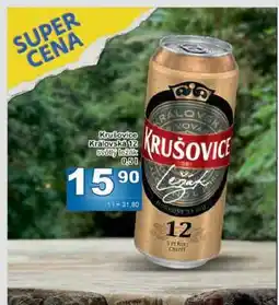 Jip Krušovice Královská 12 světlý ležák 0,5 l nabídka