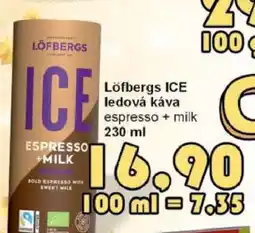 Jip Löfbergs ICE ledová káva nabídka