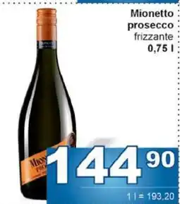 Jip Mionetto Prosecco nabídka