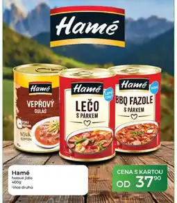 Tamda Foods Hamé hotové jídlo nabídka