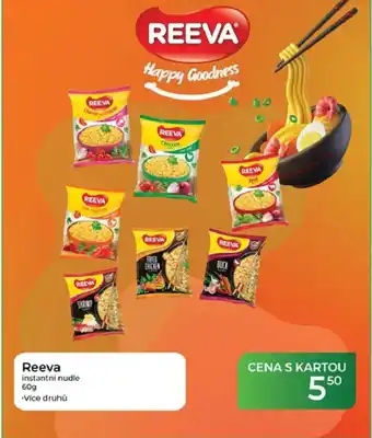 Tamda Foods Reeva instantní nudle nabídka