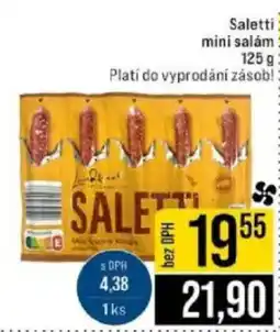 Jip Saletti mini salám nabídka