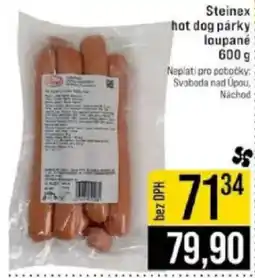 Jip Steinex hot dog párky loupané nabídka