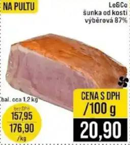 Jip Le&Co šunka od kosti výběrová 87% nabídka