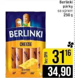 Jip Berlinki párky nabídka
