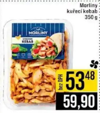 Jip Morliny kuřecí kebab nabídka
