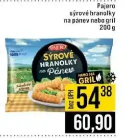 Jip Pajero sýrové hranolky na pánev nebo gril nabídka