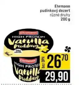 Jip Ehrmann pudinkový dezert nabídka