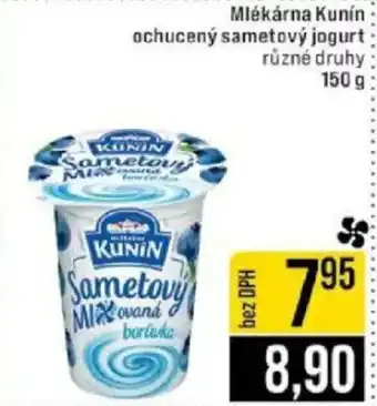 Jip Mlékárna Kunín ochucený sametový jogurt nabídka