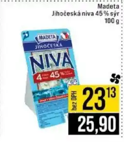 Jip Madeta Jihočeská niva 45% sýr nabídka
