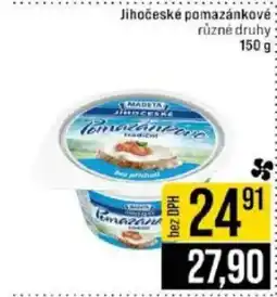 Jip Jihočeské pomazánkové nabídka
