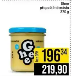Jip Ghee přepuštěné máslo nabídka