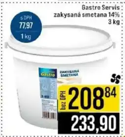 Jip Gastro Servis zakysaná smetana 14% nabídka