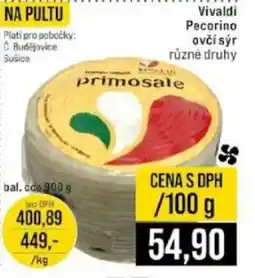 Jip Vivaldi Pecorino ovčí sýr nabídka