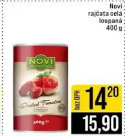 Jip Novi rajčata celá loupaná nabídka