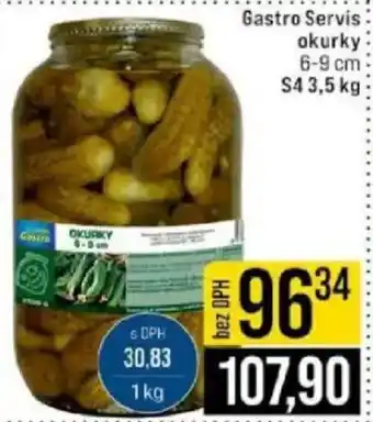 Jip Gastro Servis okurky nabídka