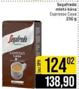 Jip Segafredo mletá káva nabídka