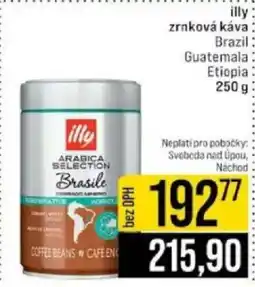 Jip Illy zrnková káva nabídka