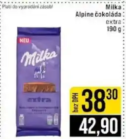 Jip Milka Alpine čokoláda nabídka
