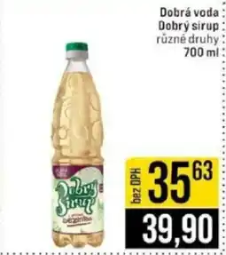Jip Dobrá voda Dobrý sirup nabídka