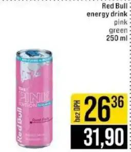 Jip Red Bull energy drink nabídka