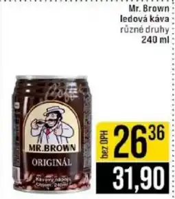 Jip Mr. Brown ledová káva nabídka