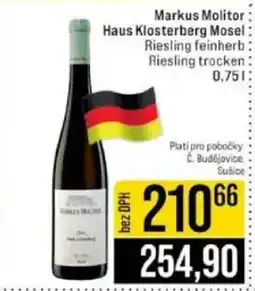 Jip Markus Molitor Haus Klosterberg Mosel nabídka