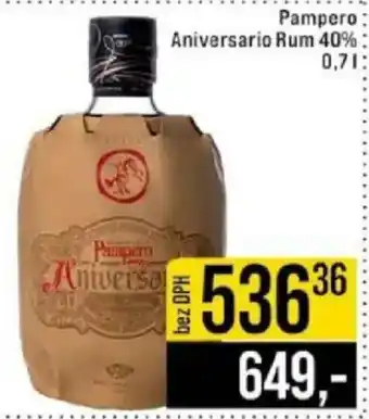Jip Pampero Aniversario Rum 40% nabídka