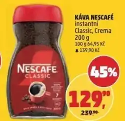 Penny Market Káva nescafé instantní classic, crema nabídka