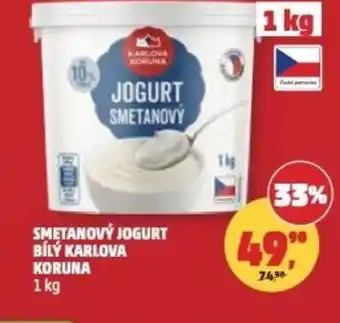 Penny Market Smetanový jogurt bílý karlova koruna nabídka