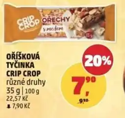 Penny Market Oříšková tyčinka crip crop nabídka