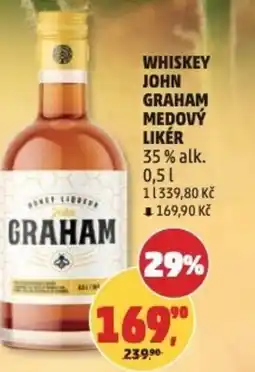 Penny Market Whiskey john graham medový likér nabídka
