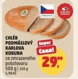 Penny Market Chléb podmáslový karlova koruna nabídka
