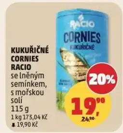 Penny Market Kukuřičné cornies racio nabídka
