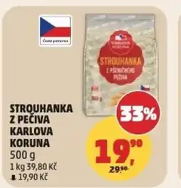 Penny Market Strouhanka z pečiva karlova koruna nabídka