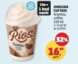 Penny Market Zmrzlina cup rios tiramisu, coffee nabídka