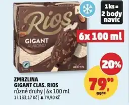 Penny Market Zmrzlina gigant clas. rios nabídka