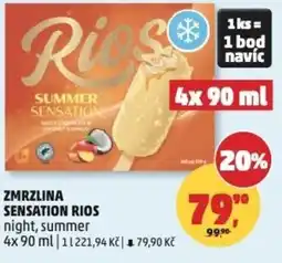 Penny Market Zmrzlina sensation rios nabídka