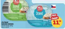 Penny Market Sýr žervé karlova koruna nabídka